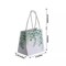 Green 12 Paper 4" Eucalyptus Leaves Print Favor Gift Bags Handles Party Events